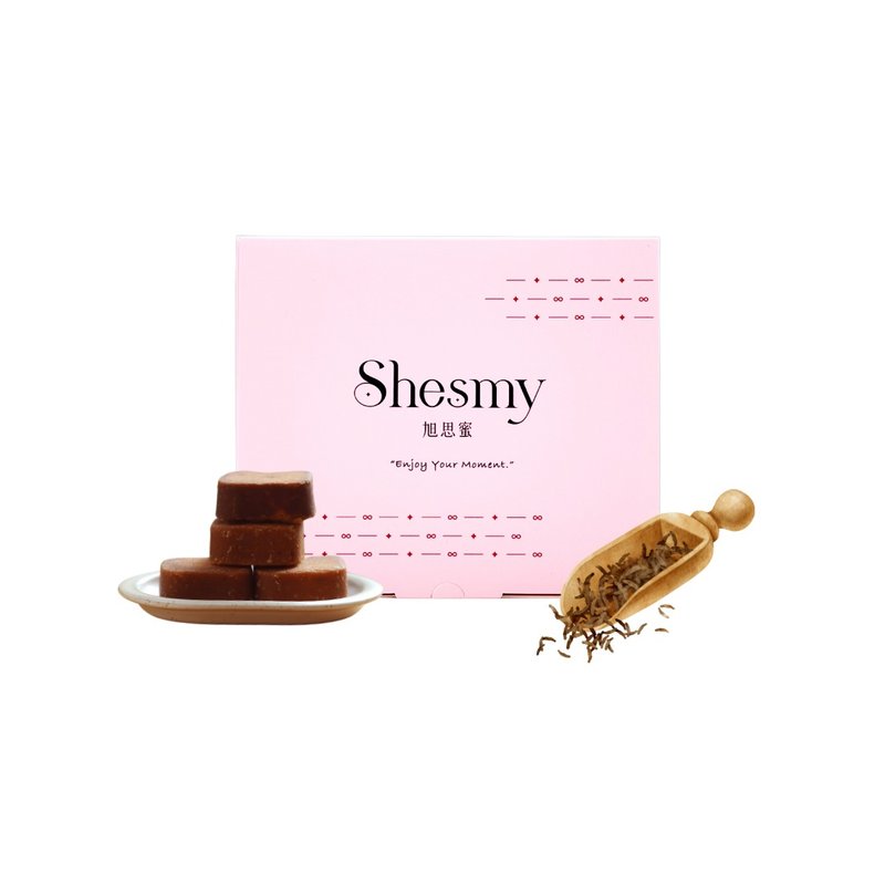 【暖宫秘方】Shesmy旭思蜜黑糖砖-乌龙黑糖 - 茶 - 纸 粉红色