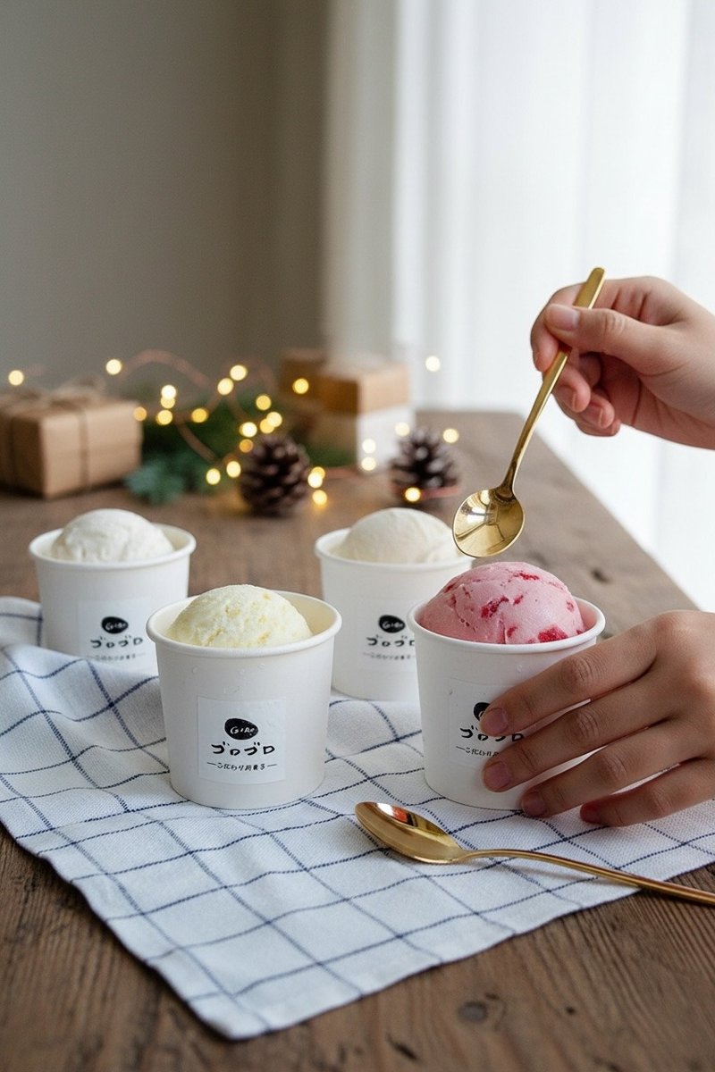 暖心冰淇淋  手工冰淇淋独享杯 盲盒口味 奶素 - 冰淇淋/冰棒 - 新鲜食材 多色