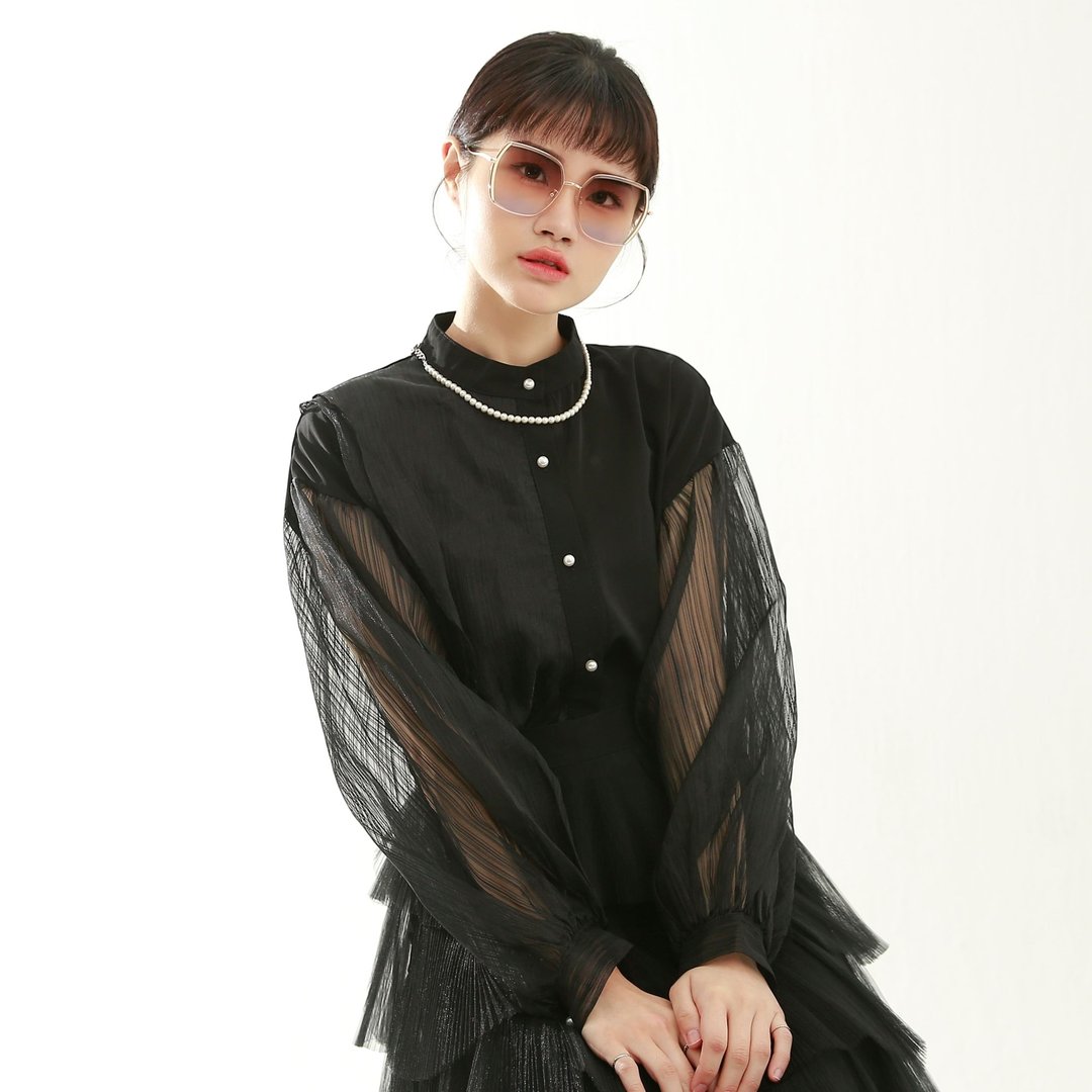 【ASLLY】黄昏海岸高级感渐层墨镜 LU3060 - 墨镜 - 其他金属 透明