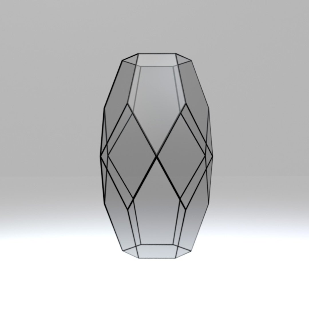 Digital drawing 042 flower vase pattern. Printable pattern. DIY terrarium - 图文模板设计 - 其他材质 