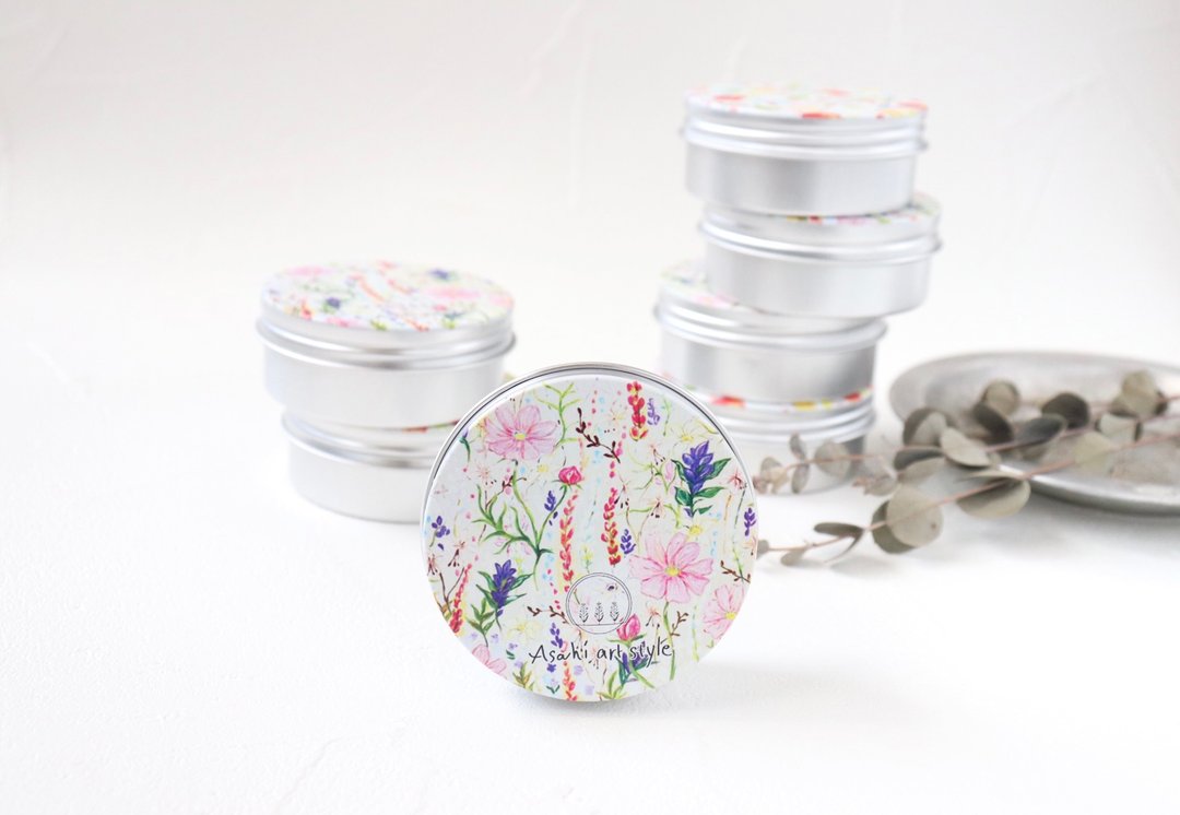 Accessory case Asahi original design. tulip and spring flower. pill case - 其他 - 铝合金 多色