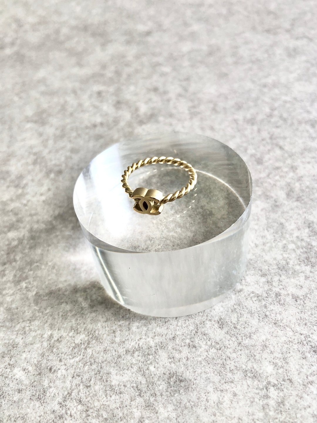 【 日本直送 名牌中古包 】CHANEL 香奈儿 戒指 金色 双C logo vintage 古董 i25hvh - 戒指 - 其他材质 金色