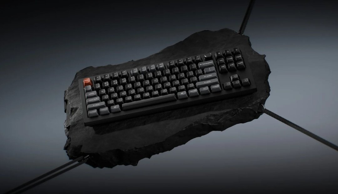 Keychron V3 Ultra 美式配列 80% TKL 87 键 (2 轴) - 电脑配件 - 聚酯纤维 