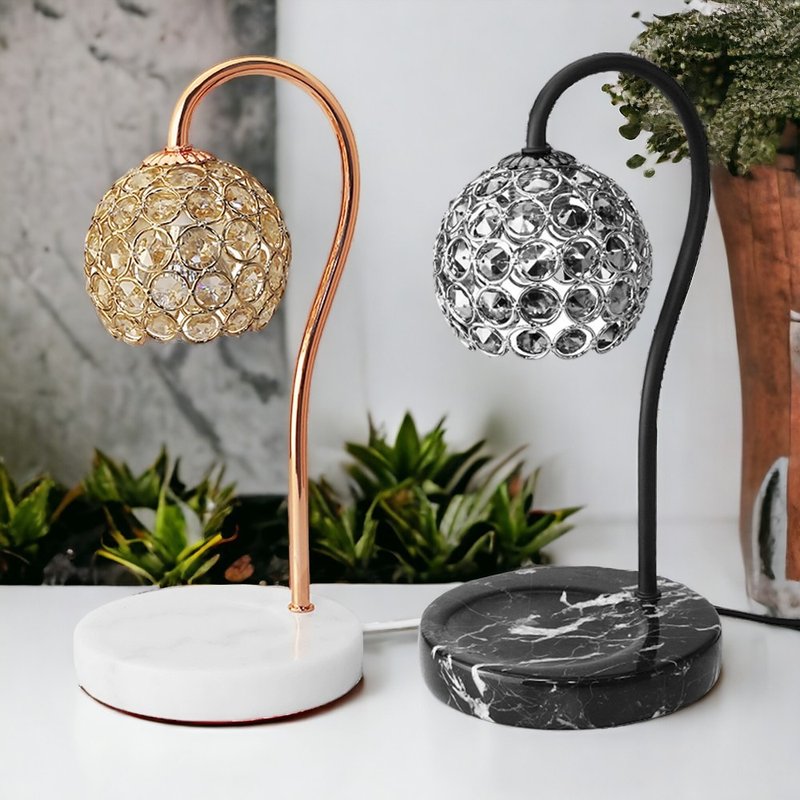 【Les nez 香鼻子】香氛融蜡灯 大理石琉璃系-两色 - 蜡烛/烛台 - 其他材质 多色