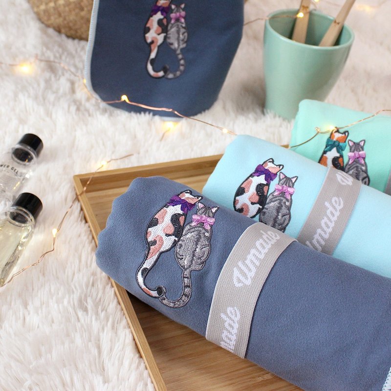 万用快干巾/运动毛巾-毛小孩系列 喵星人好朋友 (圣诞礼物) - 运动配件 - 聚酯纤维 多色