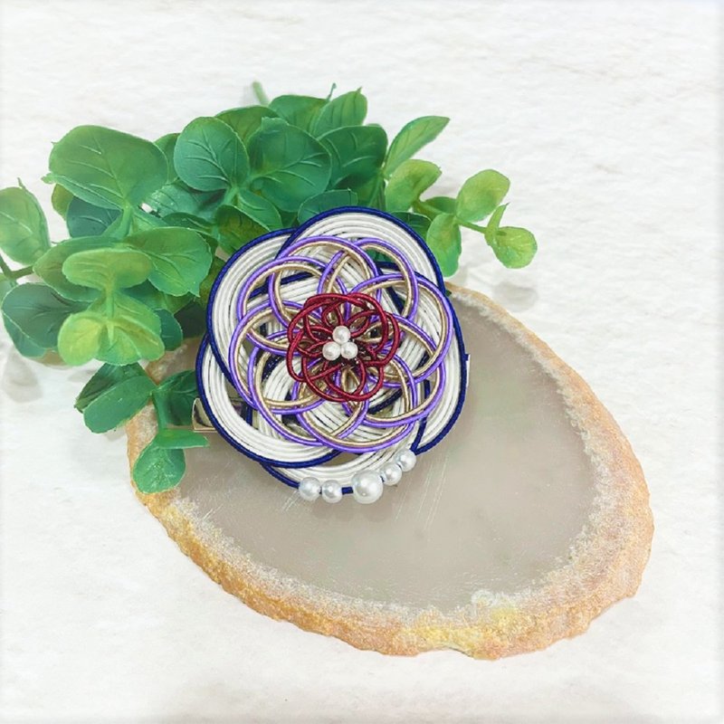 [Japanese Tradition]*Children's Hair Pin Brooch*Shichigosan - 发饰 - 纸 白色