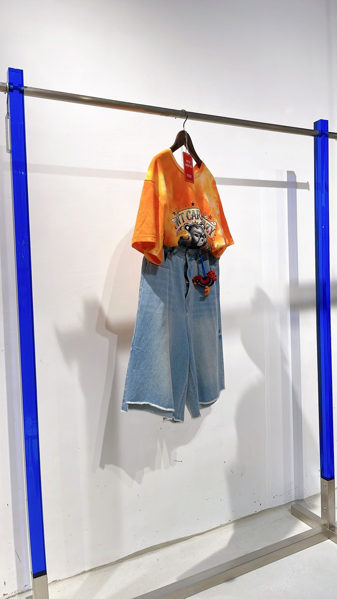 自家品牌扎染 TEE - 女装 T 恤 - 其他材质 