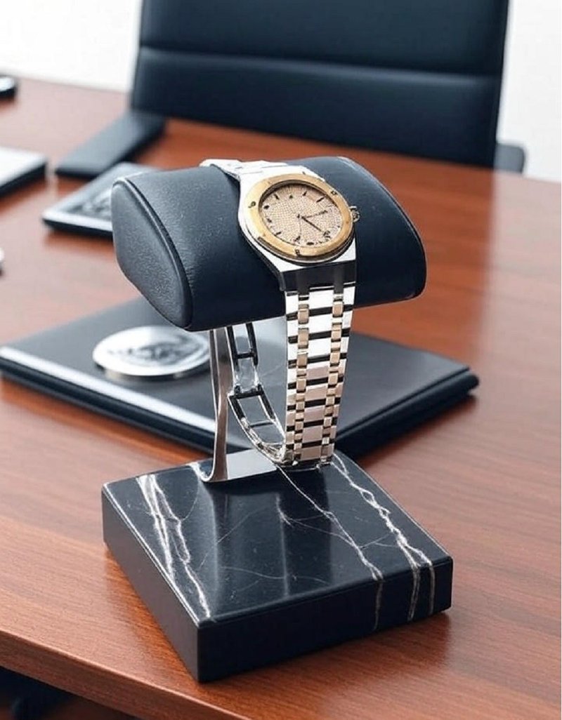 Tosca | Leather Watch Stand-Single Black 真皮表座 |置表架 - 置物架/篮子 - 真皮 