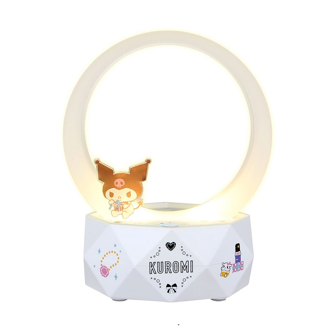 2合1蓝牙喇叭/座台灯 - Kuromi - 扩音器/喇叭 - 塑料 白色