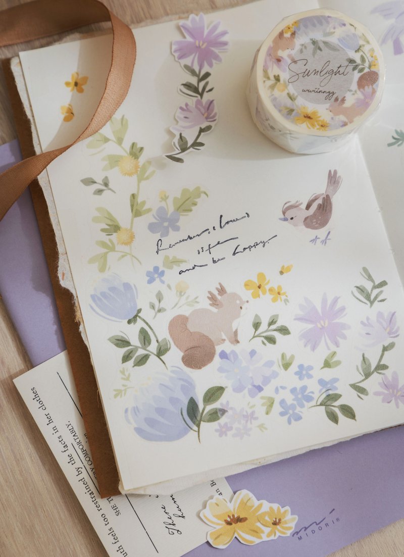 和纸胶带(特油含离型纸) - 日光 - 纸胶带 - 纸 紫色