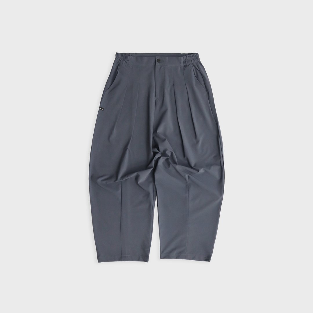 DYCTEAM - Full length tapered pants (gray blue) - 男士长裤 - 其他材质 蓝色