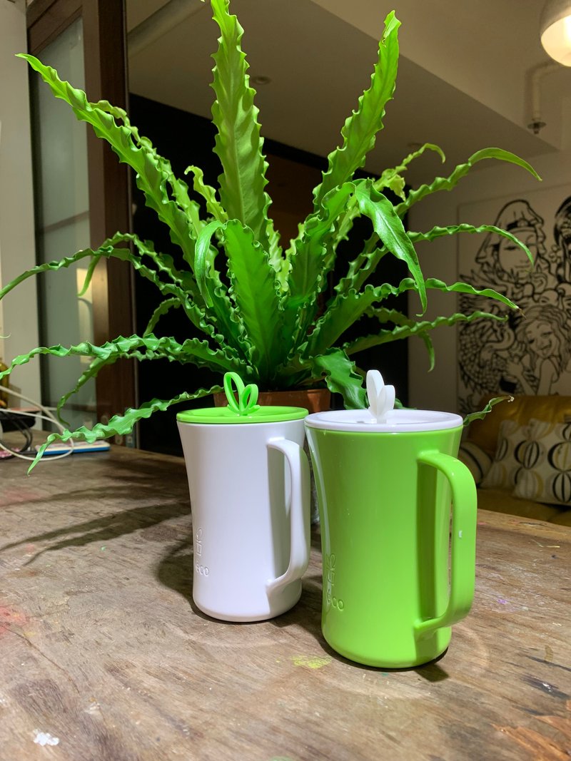 Viéco环保植物制造生物降解PLA带盖环保杯 - 其他杯子 - 环保材料 绿色