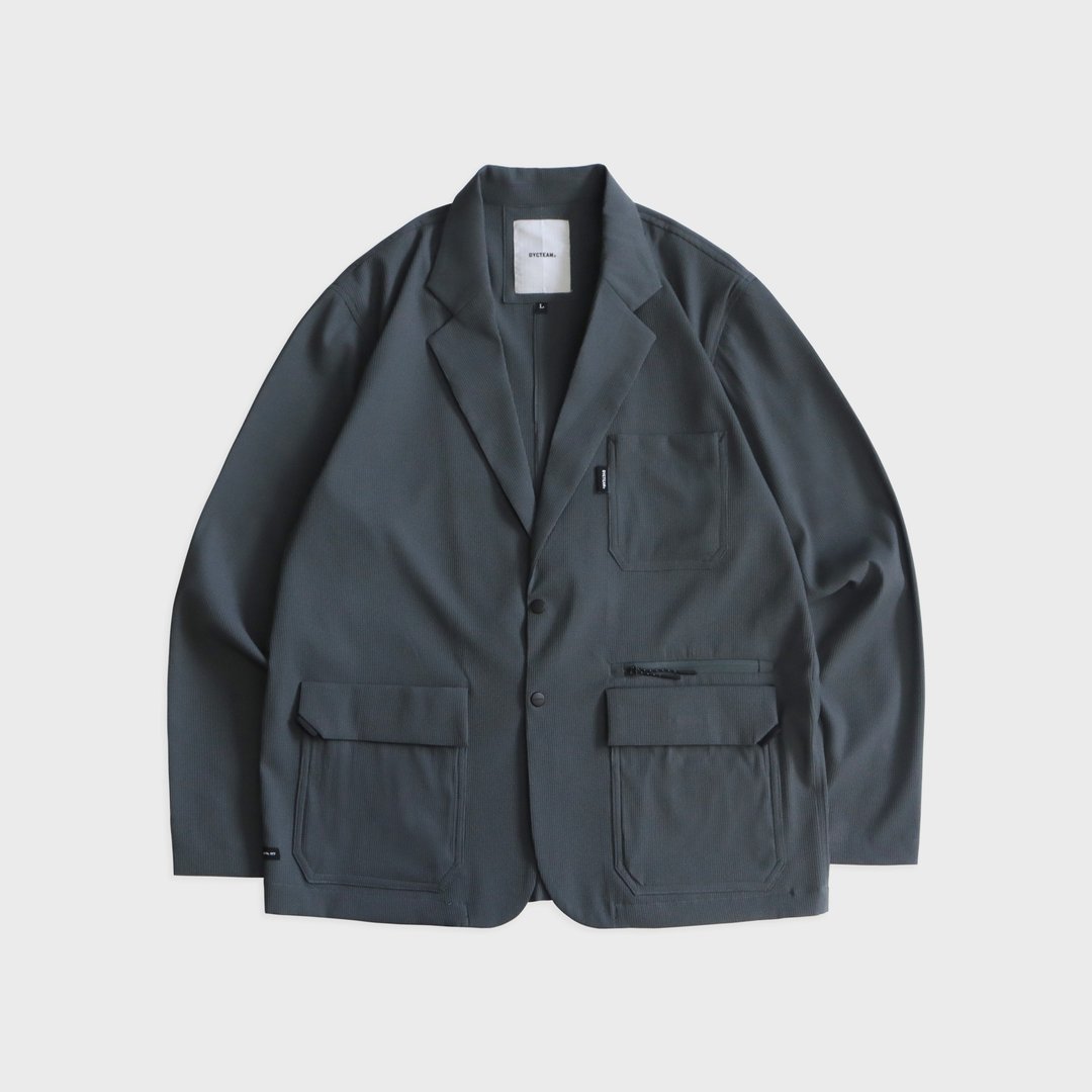 DYCTEAM - RePET Blazer (gray) - 男装西装外套 - 其他材质 灰色