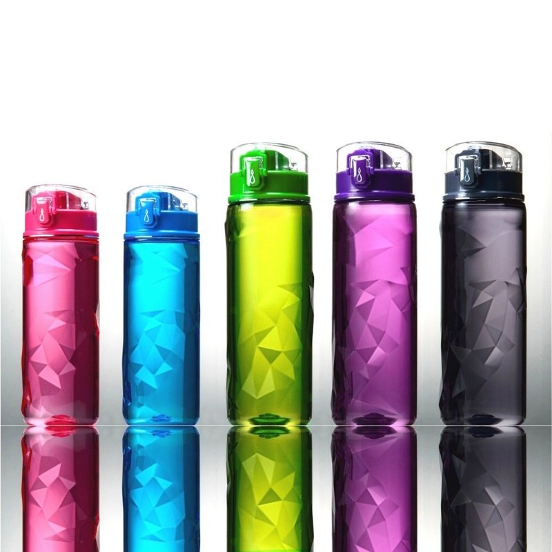 LUDAVI钻石水瓶 - 500ml - 极致始终源自于爱 - 水壶/水瓶 - 塑料 
