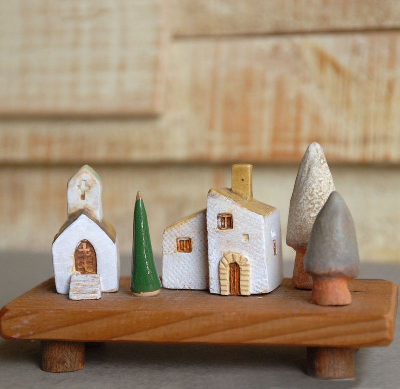 咖啡顶I-南法小陶屋-陶瓷小件-生日好礼 - 摆饰 - 纸 咖啡色