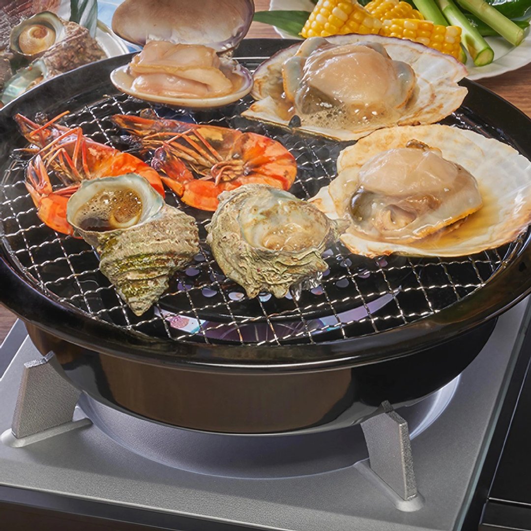 【Iwatani岩谷】圆型网烧烤肉盘-29cm - 露营用品 - 其他材质 