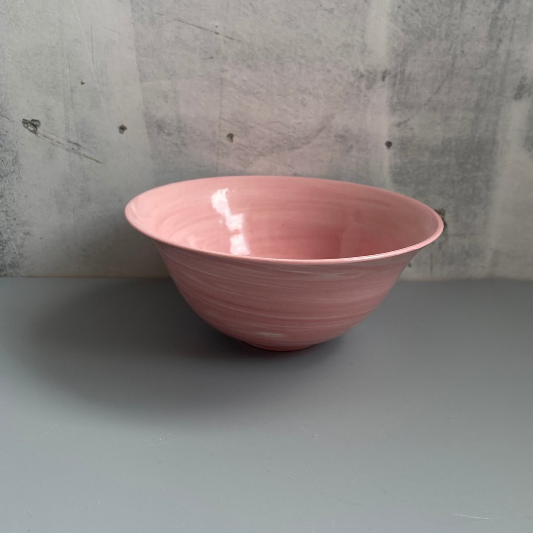 @studio_florero  粉红绞胎 碗 | 酱碟 - 碗 - 陶 粉红色