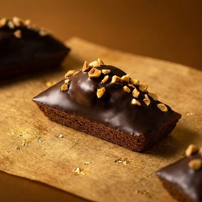 小黑金 / 榛果巧克力迷你蛋糕 - 蛋糕/甜点 - 新鲜食材 咖啡色