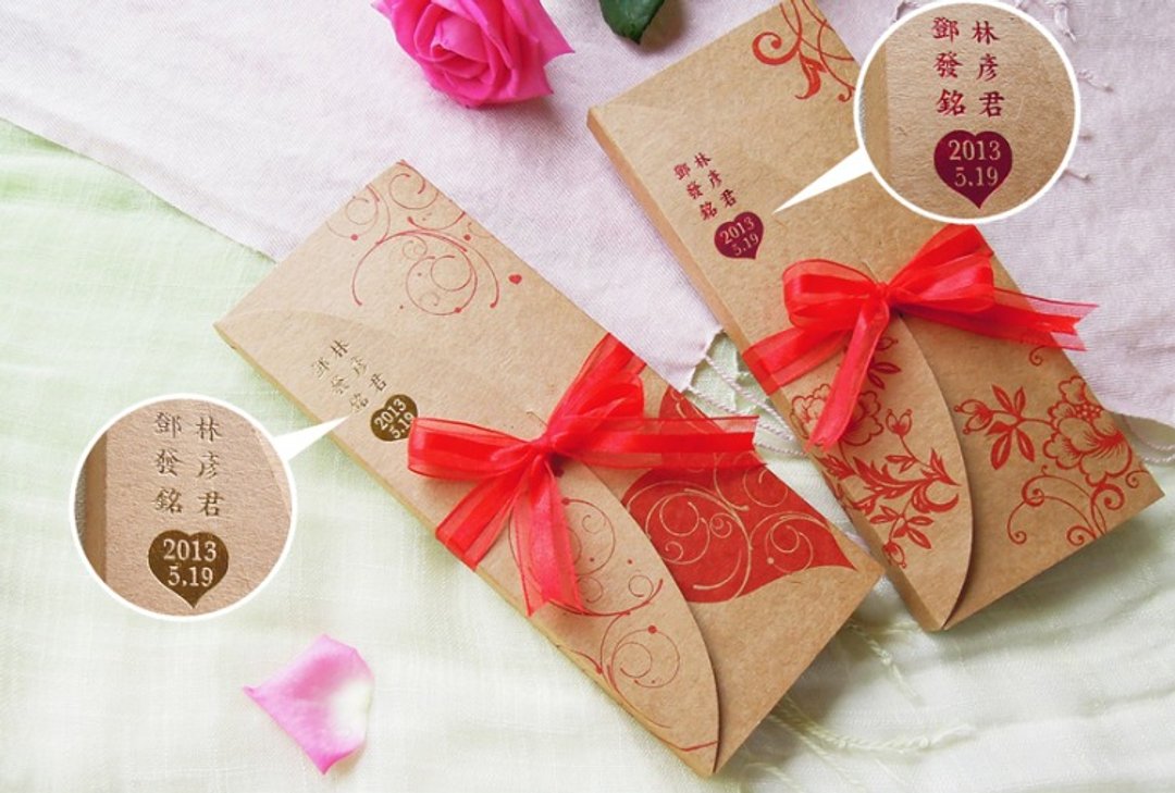 la-boos 婚礼小物 甜蜜蜜叉匙组—西式浪漫风（50套装） - 餐刀/叉/匙组合 - 竹 咖啡色