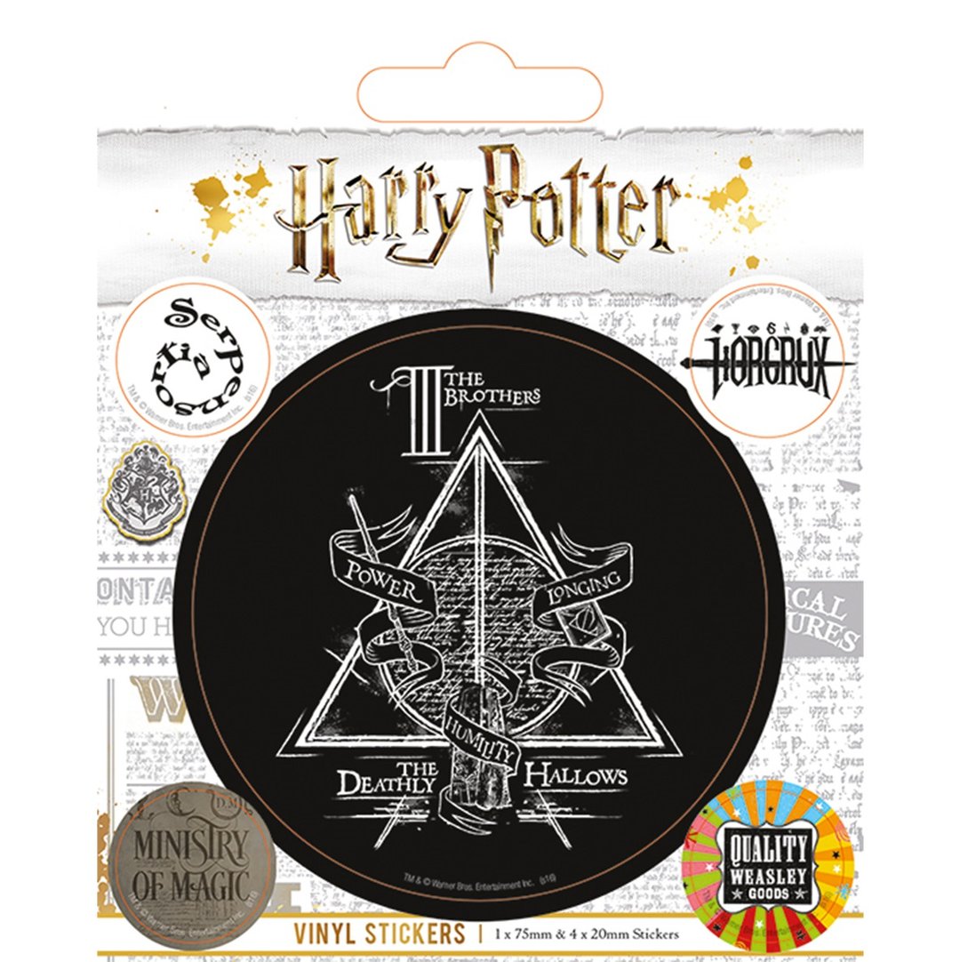 【利波特】死神圣物等,五款标志- 贴纸组 Harry Potter - 贴纸 - 其他材质 多色