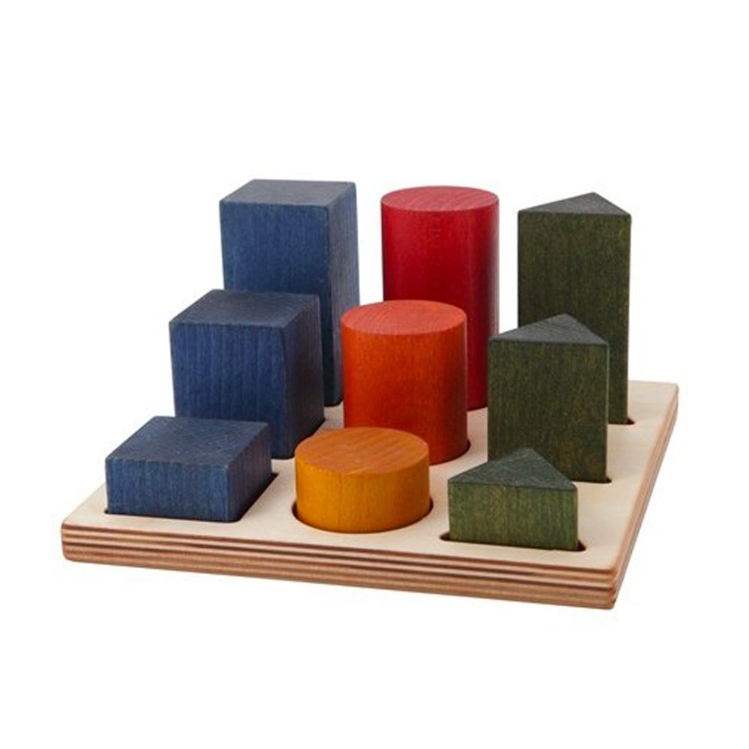 Wooden Story - 原木形状分类板 - Rainbow - 玩具/玩偶 - 木头 