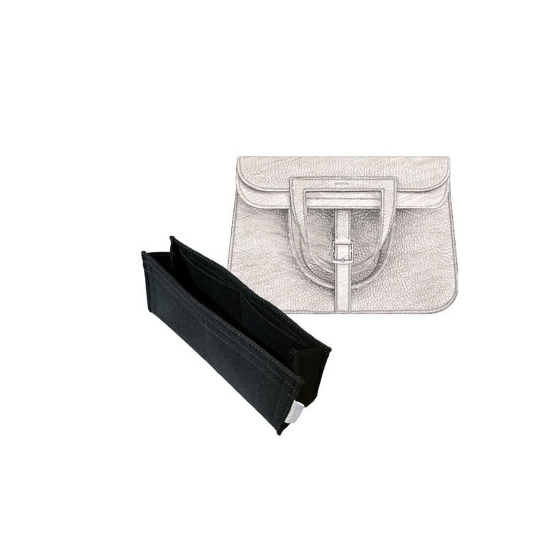 【香港制造|韩国绒布】手制内袋 Hermes-Halzan 25cm - 化妆包/杂物包 - 其他材质 多色