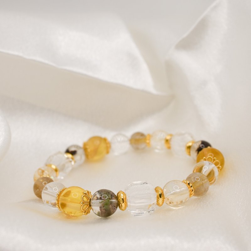 琉金光穗・晶石手链 - 手链/手环 - 半宝石 