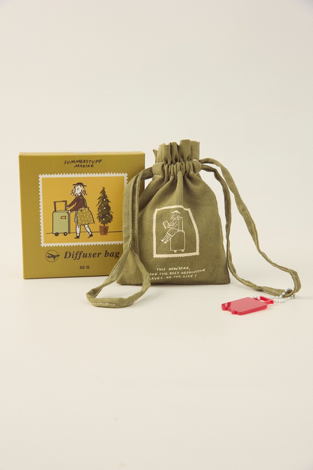 Summerstuff.marine - 香氛袋 ARMCHAIR TRAVELLE (50 g) - 香薰/精油/线香 - 精油 白色