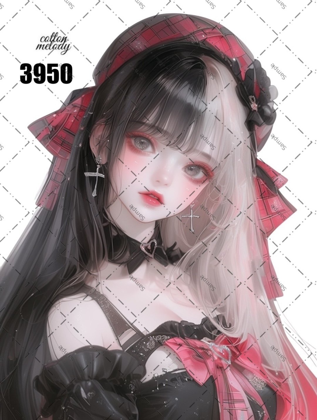 original sticker no.3950 人物贴纸 原创贴纸 原创人物贴纸 装饰贴纸 cotton melody - 贴纸 - 纸 