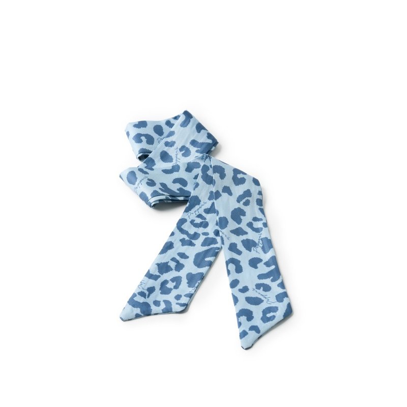 WISH 动物纹长丝巾 - 斑马紫/豹纹蓝/斑马黑 - 其他 - 其他材质 多色