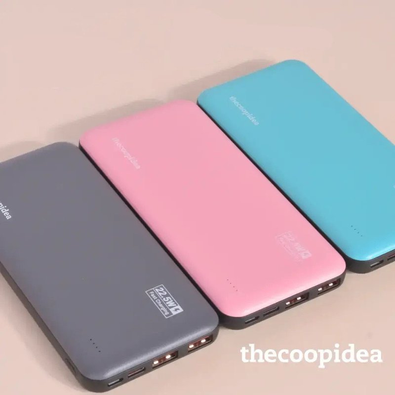 10000毫安充电宝 22.5W PD手机QC快充iPhone移动电源 Gummy Pro2 - 充电宝/传输线 - 其他材质 灰色