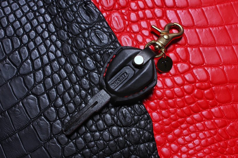 杜卡迪 Ducati Monster Scrambler 797 机车钥匙包钥匙 - 钥匙链/钥匙包 - 真皮 黑色