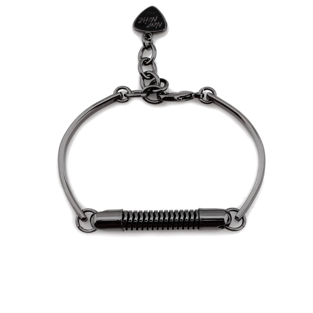 真空管概念手链(黑金色)Vacuum tube concept bracelet - 手链/手环 - 其他金属 黑色