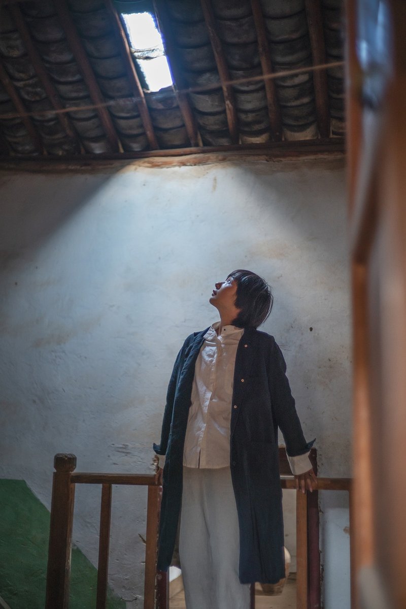 汉麻工作室风衣 - 女装西装外套/风衣 - 棉．麻 黑色