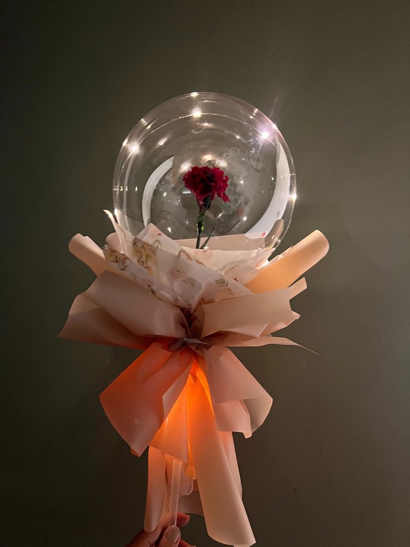 波波球康乃馨花束 - 干燥花/捧花 - 其他材质 