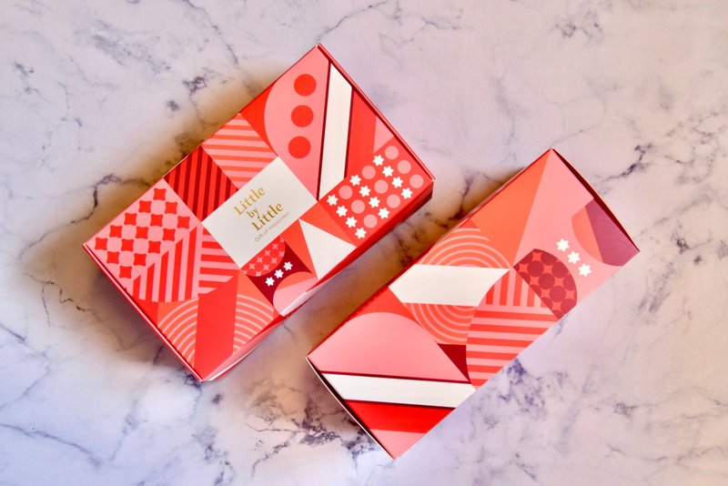 大福礼盒 ft. 手工曲奇 - 手工饼干 - 新鲜食材 粉红色