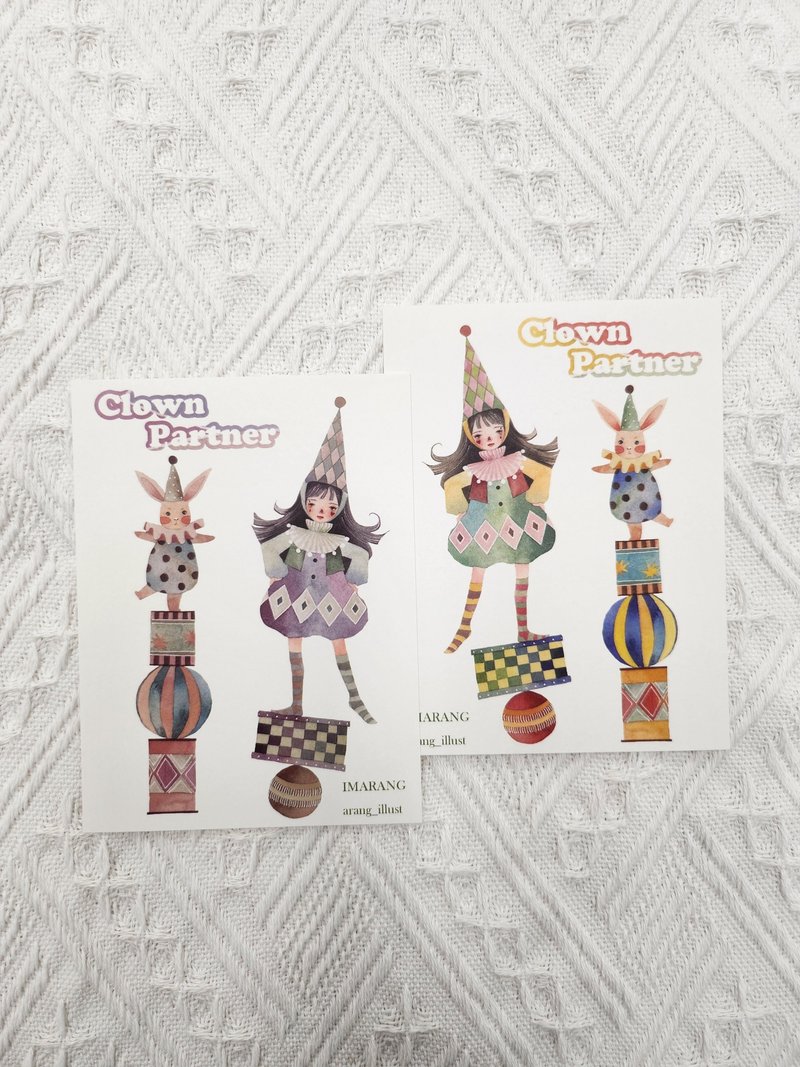 小丑伙伴 - 贴纸 - 纸 