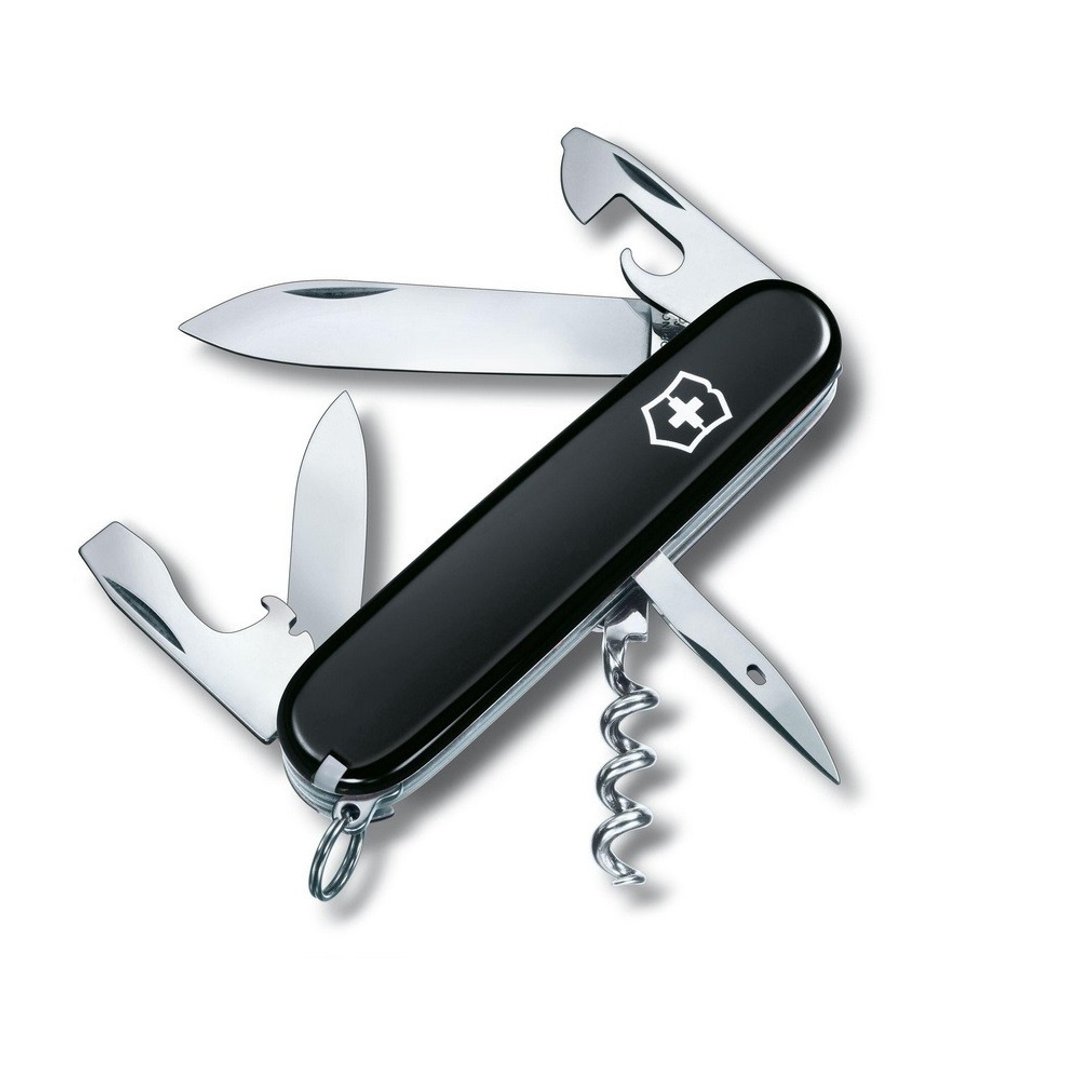 VICTORINOX 瑞士维氏 Spartan 12用瑞士刀 91mm 黑 1.3603.3 - 露营用品 - 不锈钢 黑色