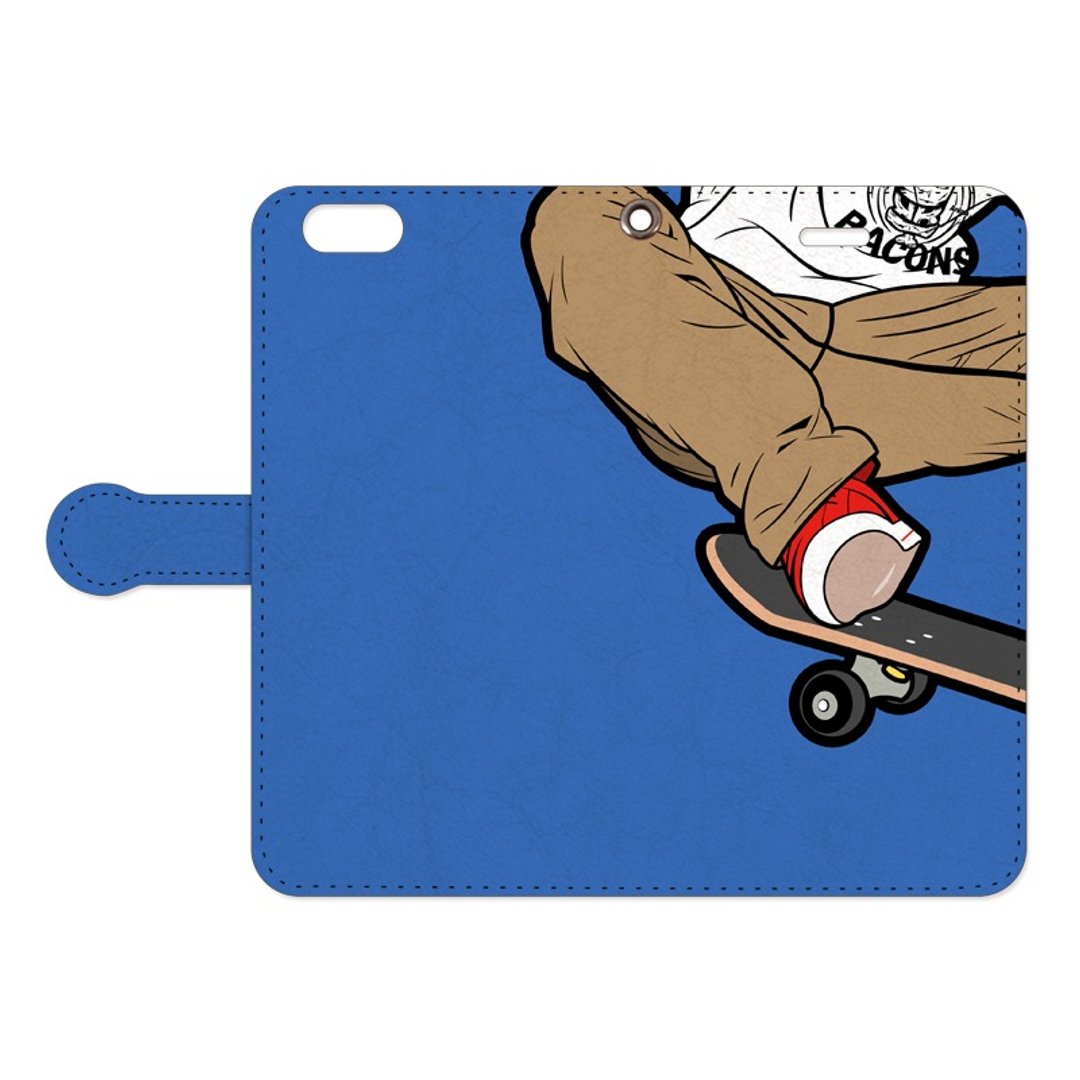 Notebook type iPhone case - 手机壳/手机套 - 真皮 蓝色