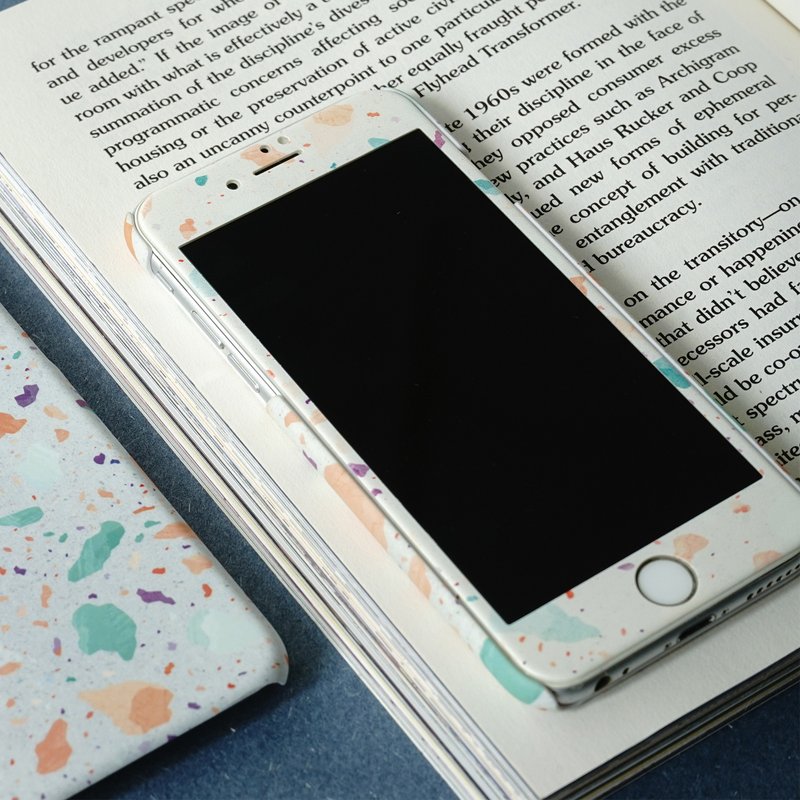 纯白的彩石 - iphone屏幕保护贴 6 - 手机壳/手机套 - 玻璃 