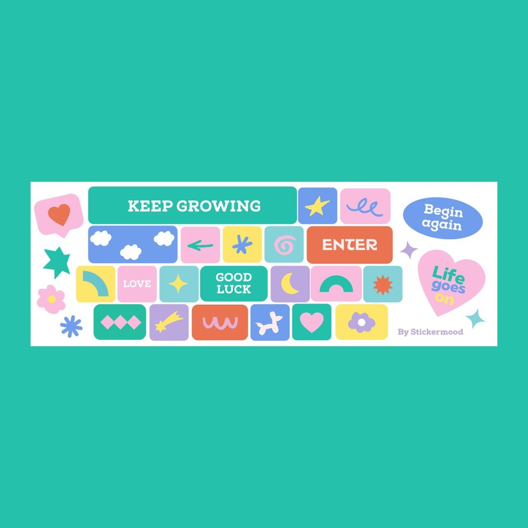 Keep growing 键盘贴纸 - 贴纸 - 其他材质 多色