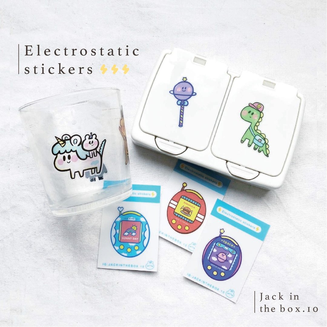 Jackinthebox 新款图案静电贴纸 - 贴纸 - 其他材质 