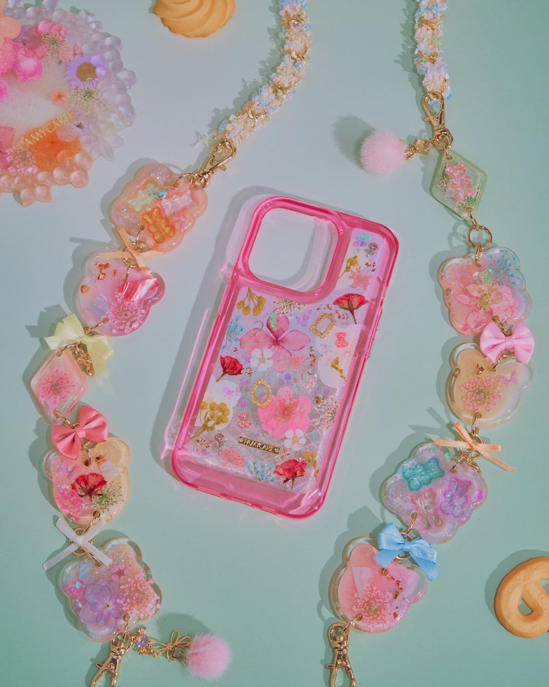 忘忧镜格纹押花半透明手机保护壳【Iphone Only】 - 手机壳/手机套 - 粘土 粉红色