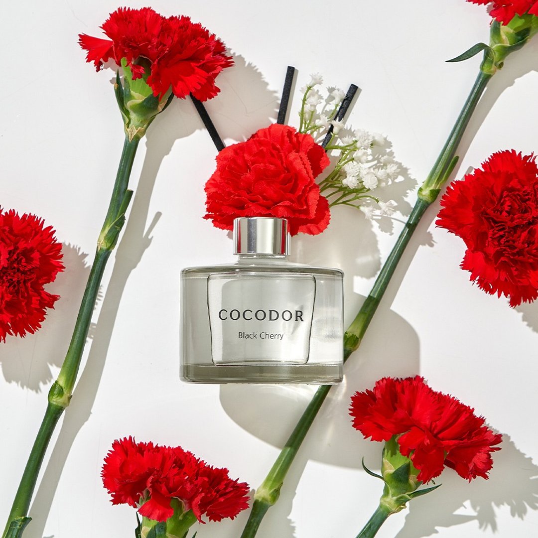 COCODOR-康乃馨系列扩香瓶 200ml 母亲节送礼 - 香薰/精油/线香 - 玻璃 红色