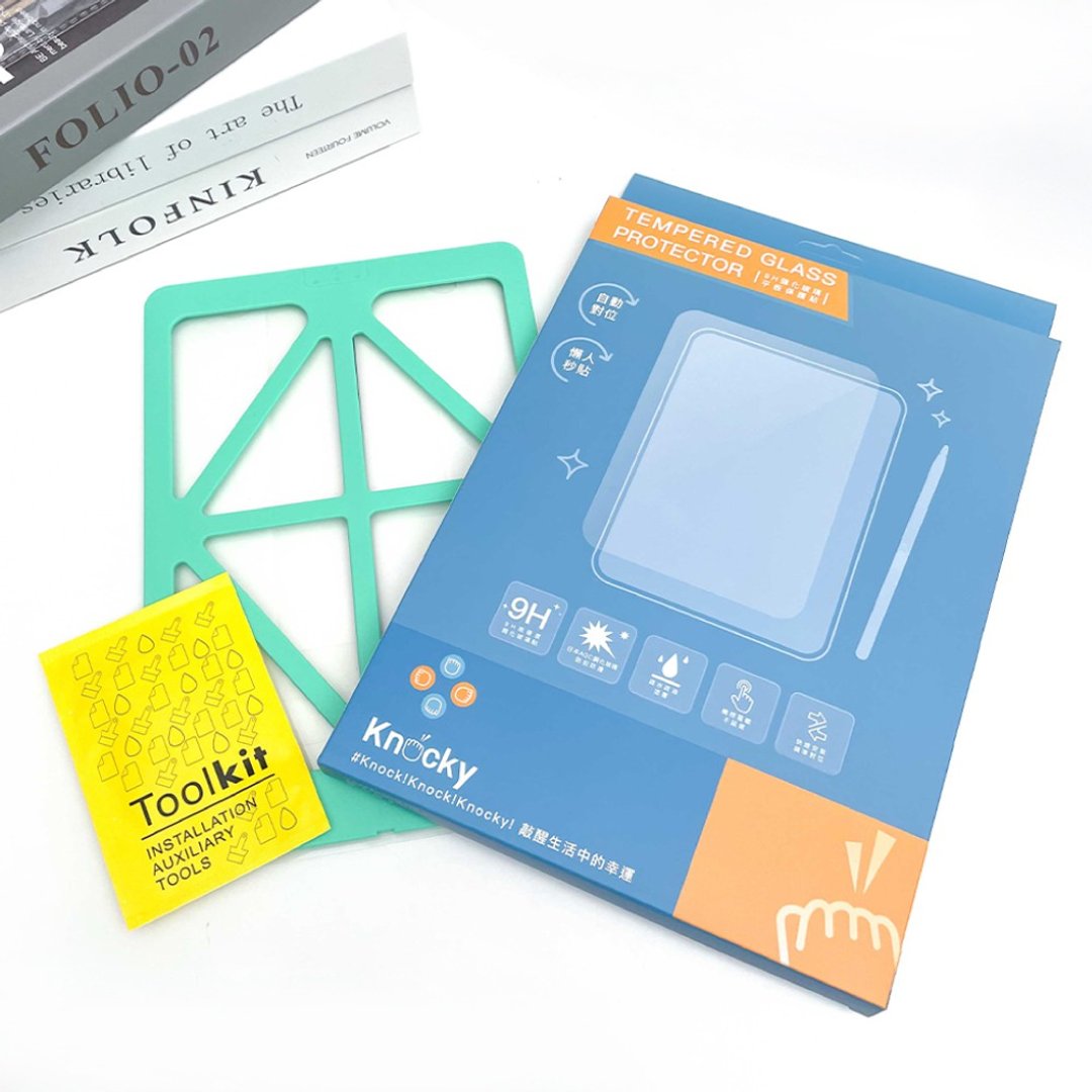 iPad EasyShield 自动除尘抗蓝光秒贴 9H玻璃贴 - 平板/电脑保护壳 - 其他材质 透明