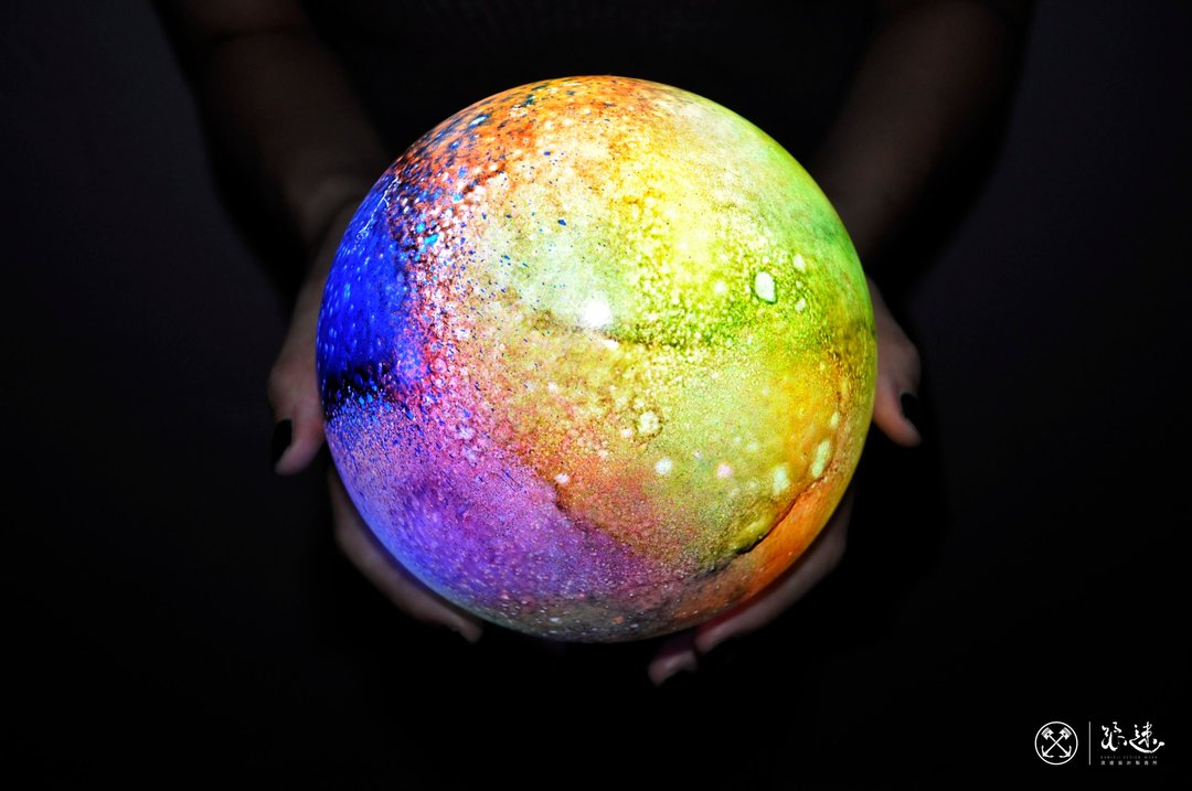 Cosmos Lamp / 宇宙灯(15cm版本) - 灯具/灯饰 - 玻璃 多色
