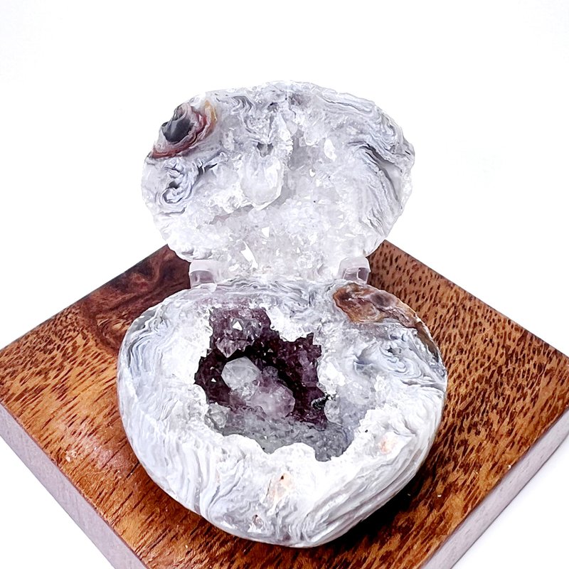 抵达。共生矿  一图一物 风水摆件 全抛 l 缠丝玛瑙盆 聚宝盆 l - 摆饰 - 水晶 多色