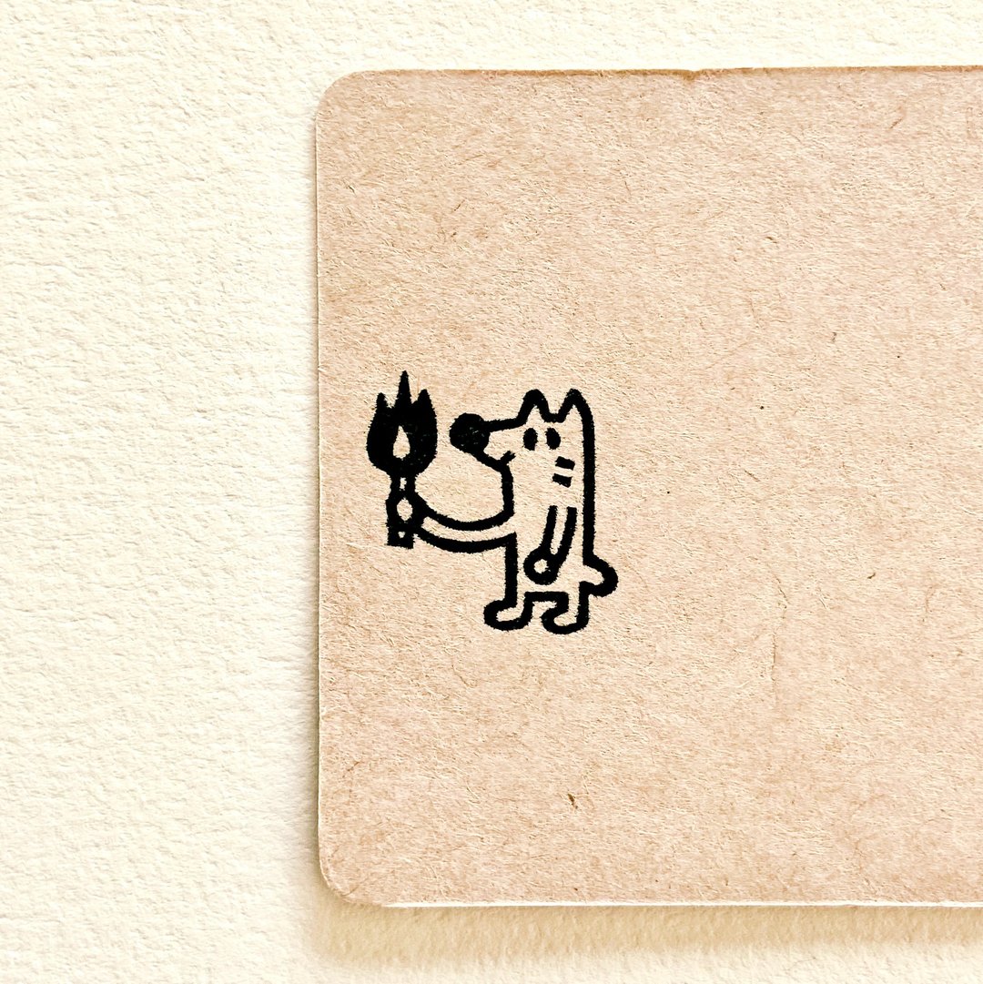 Small animal・ rubber stamp - 印章/印台 - 橡胶 白色