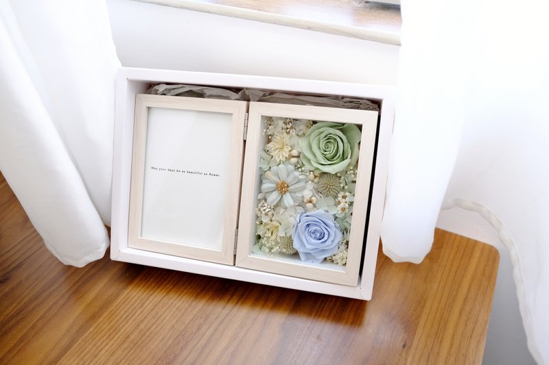 永生花4R揭页式相架 - 画框/相框 - 植物．花 绿色