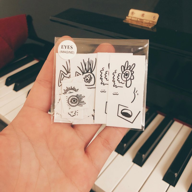 Eyes (Imagine) 透明贴纸包 - 贴纸 - 纸 多色